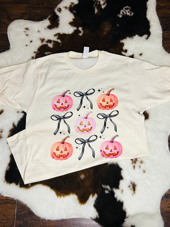 Spooky Pink Pumpkins Unisex Tee