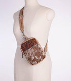 Trinity Ranch Cowhide Sling Bag