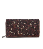 Trinity Ranch Floral Tooled Wallet