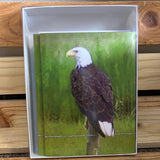 Handmade Pictured Note Cards Box Of 6