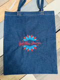 Denim Shopper Tote