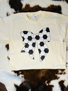 Soccer Bow Unisex Tee