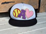 Softball Trucker Patch Hat