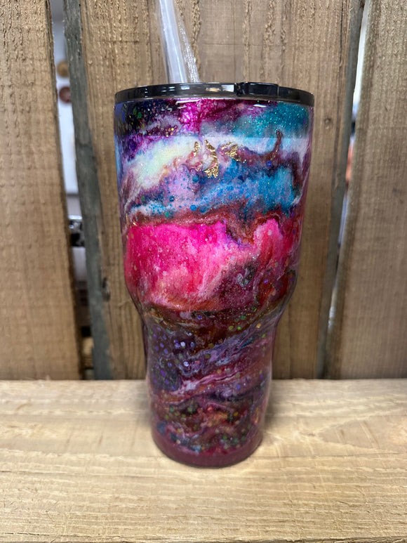 Swirl Glitter Tumbler