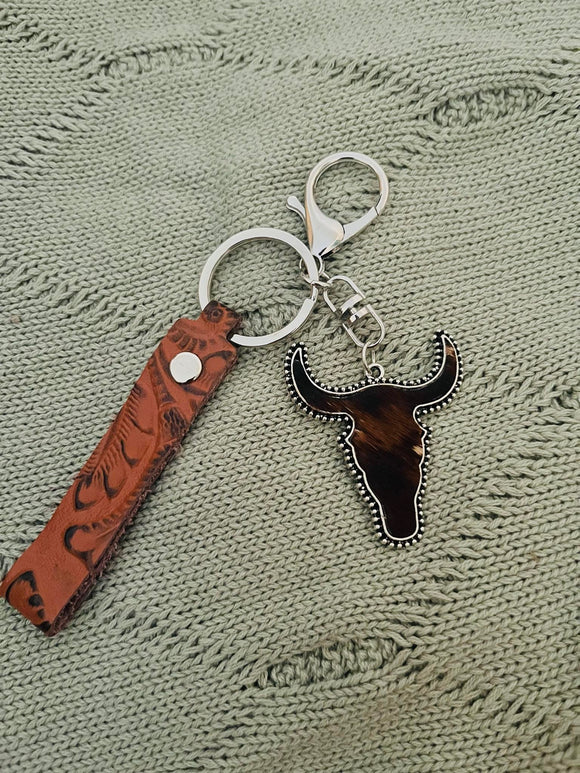 Bullskull Keychain