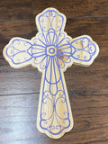 Cross w/ Scroll Design