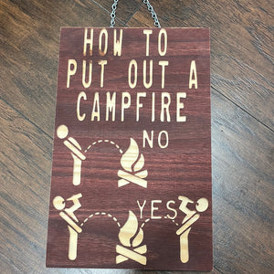 Campfire Sign